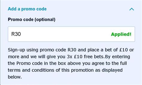 william hill promo code 2023.